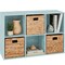 Best Choice Products 6-Cube Bookshelf, 13.5in Display Storage System, Organizer w/ Removable Back Panels